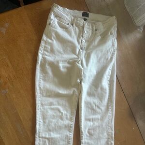 J Crew high rise vintage straight denim jeans size 28